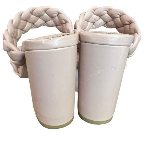 Steve Madden light pink braided heels. Size 37 - Picture 6 of 6